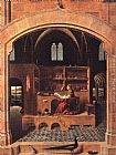 St Jerome Paintings - St. Jerome in his Study by Antonello da Messina
